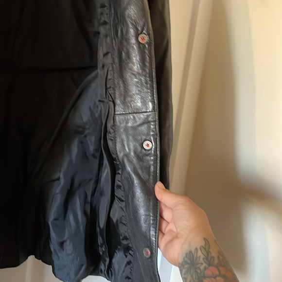 VINTAGE Laurence Roy leather blazer jacket - Picture 5 of 7